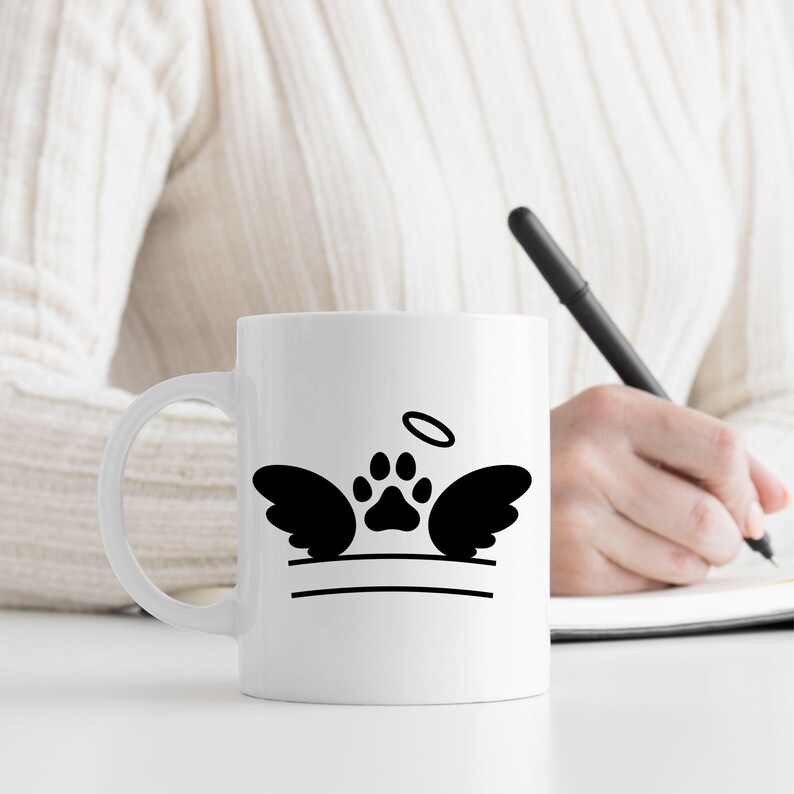 Pet Memorial SVG Bundle, Pet Remembrance Svg, Dog Loss Svg, Angel Wings ...