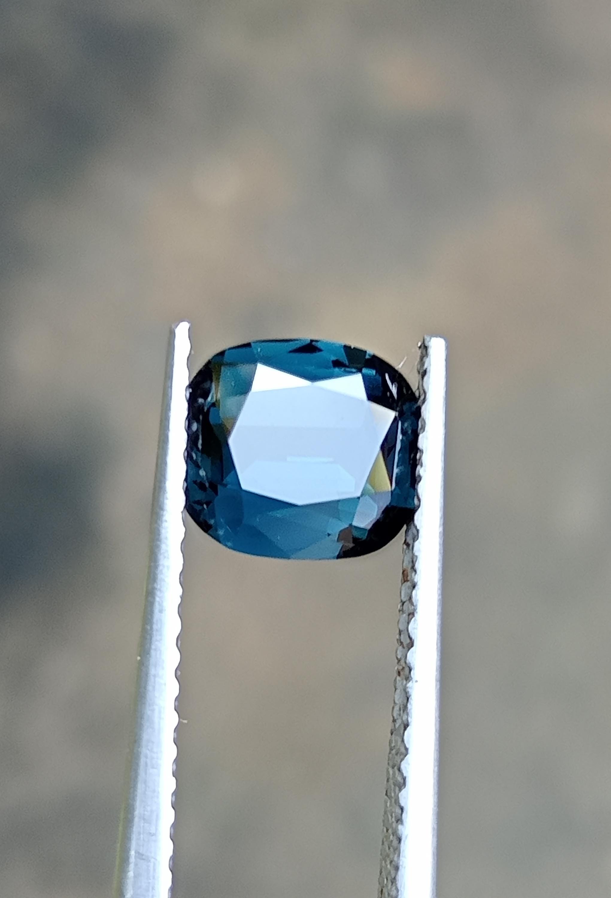 Rectangle Jems 1.21 Ct Natural Cobalt Blue Spinel Sri Lanka | Rare Ceylon Blue Spinel ...