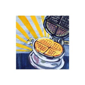 Waffles! Limited Edition Print with Border.