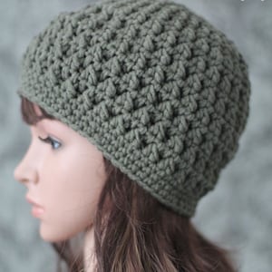 Crochet Pattern - Crochet Hat Patten - Cable Hat Crochet Pattern - Crochet Cables - Instant Download Crochet Pattern - 7 Sizes - PDF 379