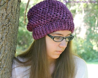 Crochet PATTERNS - Slouchy Hat Crochet Pattern - Crochet Patterns Hat - Crochet Pattern Baby - Baby, Toddler, Child, Adult Sizes - PDF 378