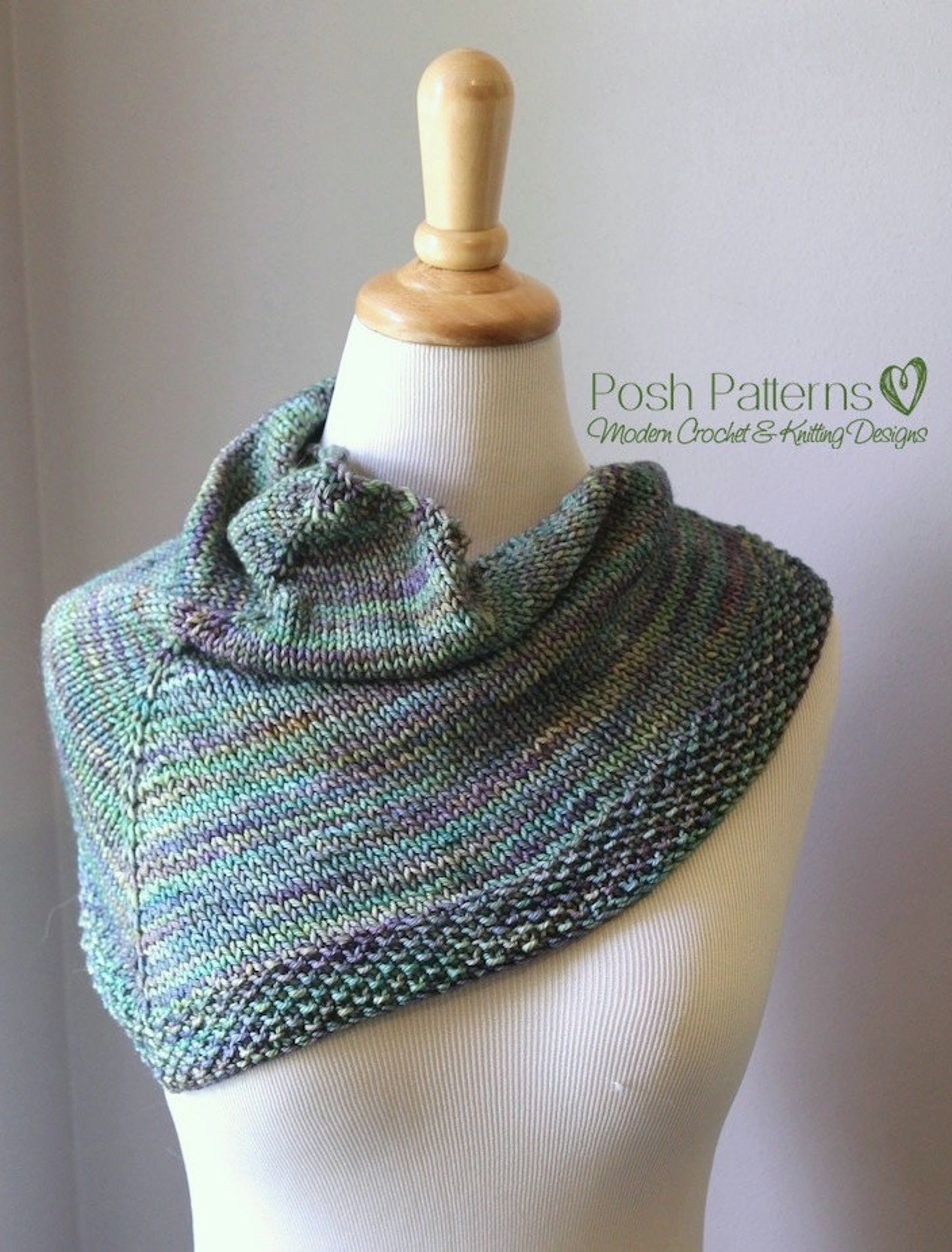Knitting PATTERN Knit Scarf Pattern Knitting Patterns for Etsy