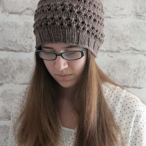 Knitting PATTERN - Slouchy Hat Pattern - Knitting Patterns - Knitting ...