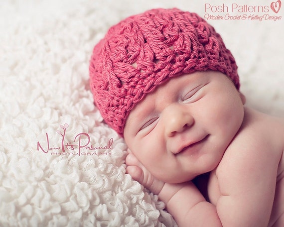 Crochet PATTERN Crochet Bow Hat Pattern 
