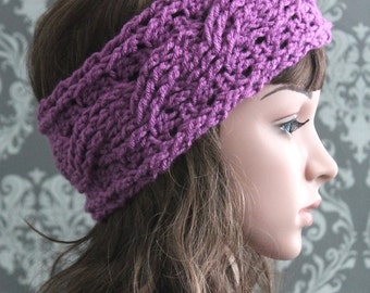 CROCHET PATTERN - Crochet Headband Pattern, Crochet Ear Warmer Pattern, (Baby, Toddler, Child, Adult Sizes) - Instant PDF Download 402