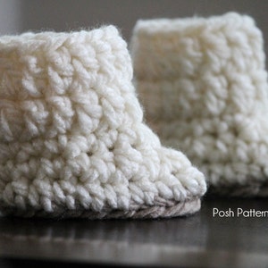 Häkelanleitung - Baby Stiefel Häkelanleitung - Baby Booties Häkelanleitung - 2 Größen Neugeborene bis 12 Monate - Photo Prop Muster - PDF 131