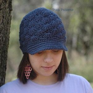 Crochet PATTERN Crochet Hat Pattern Shell Stitch Hat Crochet Pattern Instant Download Crochet Pattern PDF Crochet Pattern PDF 187 image 4