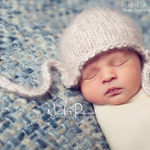 Knitting PATTERN Knit Earflap Hat Pattern Baby Hat - Etsy