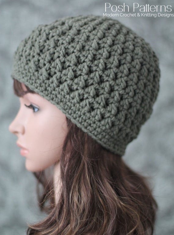Crochet Pattern Crochet Hat Patten Cable Hat Crochet Pattern