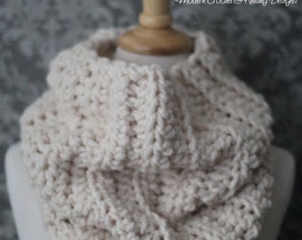 Crochet Pattern - Crochet Cowl Pattern - Crochet Infinity Scarf Pattern - Crochet Pattern Scarf - Easy Crochet Pattern - PDF 443