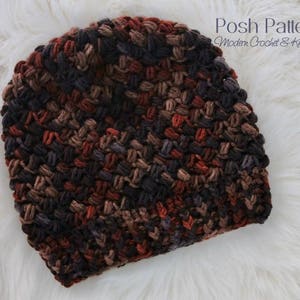 CROCHET PATTERN - Crochet Hat Pattern (4 Sizes) - Instant PDF Download 452