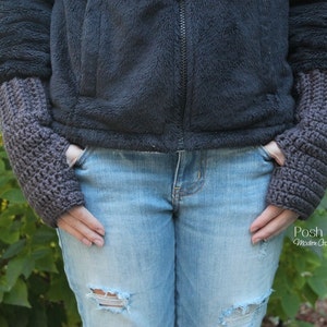 Crochet PATTERNS - Fingerless Mittens - Crochet Mittens Pattern - Fingerless Glove Pattern - Includes Toddler, Child, Adult Sizes - PDF 387