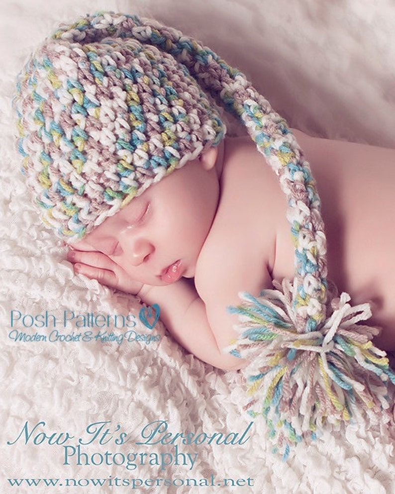 Crochet PATTERN Crochet Hat Pattern Elf Hat Crochet Pattern Crochet Patterns Baby Baby, Toddler, Child, Kids, Adult Sizes PDF 154 image 3