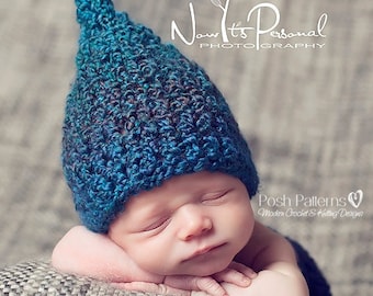 Häkelanleitung - Zwergenmütze Häkelanleitung - Häkelanleitung Mütze - Baby Elfenmütze - Pixie Mütze - Baby, Kleinkind, Kinder, Erwachsene Größen - PDF 273