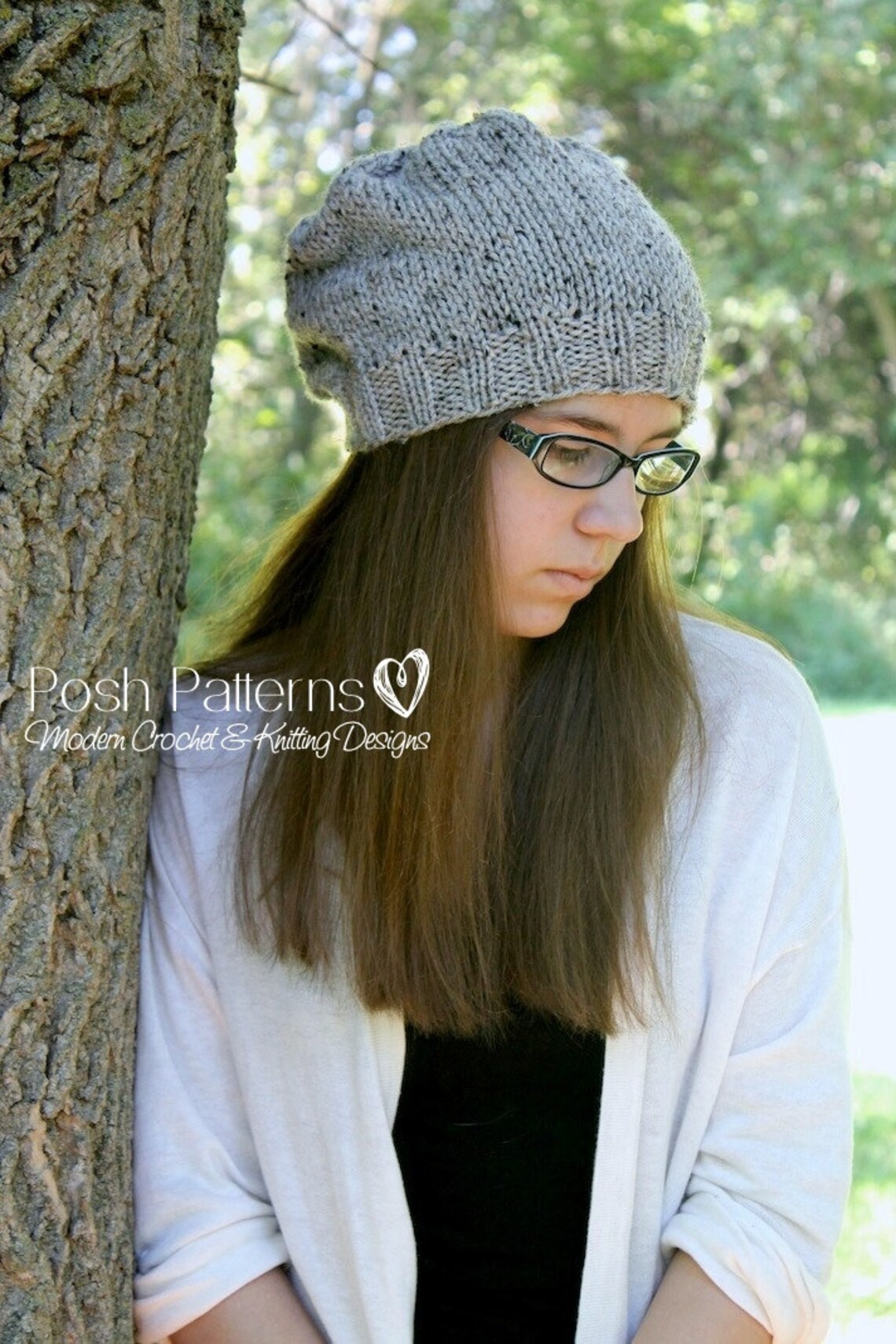Knitting PATTERN - Slouchy Hat Knitting Patterns - Knitting Patterns ...