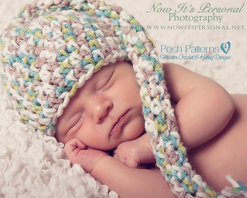 Crochet PATTERN Crochet Hat Pattern Elf Hat Crochet Pattern Crochet Patterns Baby Baby, Toddler, Child, Kids, Adult Sizes PDF 154 image 1