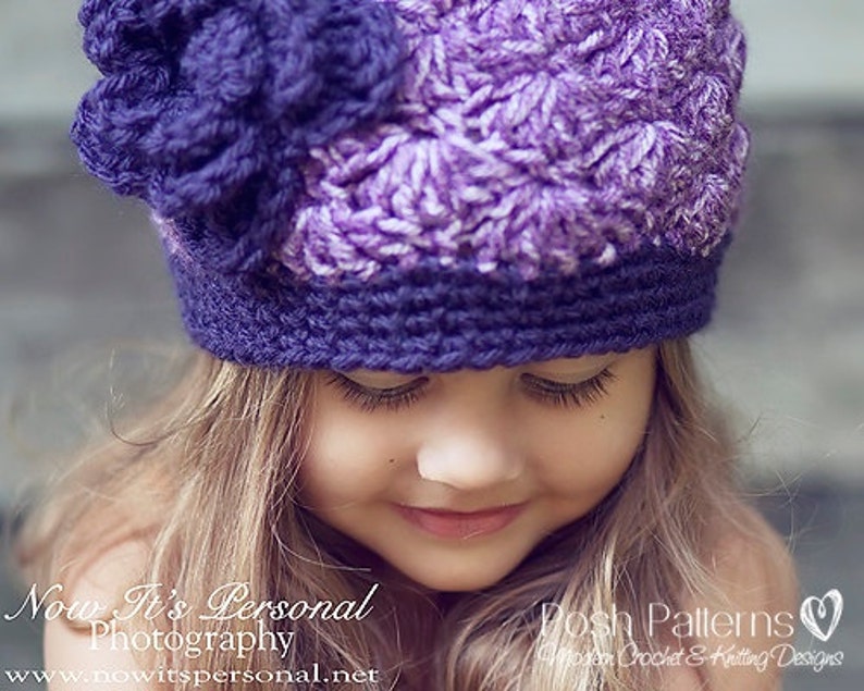 Crochet PATTERN Crochet Hat Pattern Shell Stitch Hat Crochet Pattern Instant Download Crochet Pattern PDF Crochet Pattern PDF 187 image 2