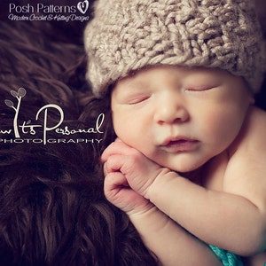 Knitting PATTERN - Spiral Knit Hat Pattern - Knitting Patterns for Men - Includes Baby, Toddler, Child, Adult Sizes - Photo Prop - PDF 278