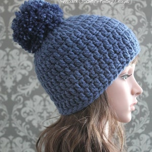 Crochet PATTERN - Crochet Hat Pattern - Easy Hat Crochet Pattern - Crochet Patterns for Men - Includes 6 Sizes Newborn to Adult - PDF 110