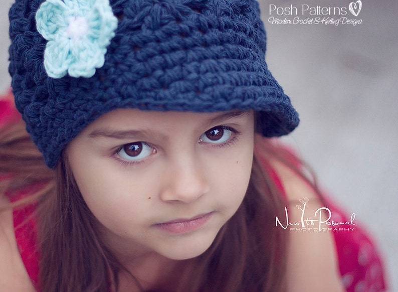 Crochet Newsboy Hat PATTERN Crochet Pattern Crochet Hat Pattern Crochet Pattern Hat Baby Adult Sizes Instant PDF Download 404 image 2