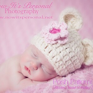 Crochet PATTERN Crochet Bear Hat Pattern Baby Bear Hat Crochet Hat Pattern Baby, Toddler, Kids, Adult Sizes Photo Prop PDF 214 image 4