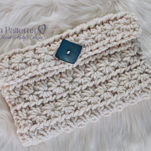 Crochet Pattern - Crochet Clutch Pattern - Crochet Pattern Handbag - Crochet Patterns - Crochet Wallet Pattern - Crochet Accessory - PDF 450