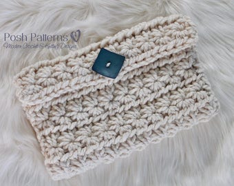 Crochet Pattern - Crochet Clutch Pattern - Crochet Pattern Handbag - Crochet Patterns - Crochet Wallet Pattern - Crochet Accessory - PDF 450