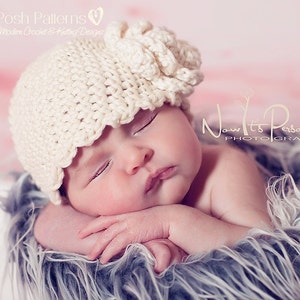 Easy Crochet PATTERN - Crochet Sun Hat Pattern - Crochet Hat Pattern - Baby Crochet Pattern - Includes 6 Sizes Newborn to Adult - PDF 143