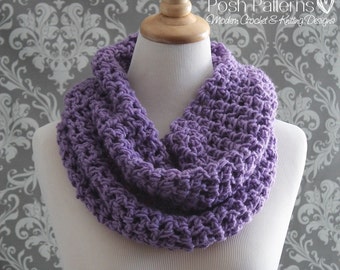 Crochet PATTERNS - Crochet Pattern - Crochet Infinity Scarf Pattern - Circle Scarf - Cowl Pattern - Crochet Patterns for Women - PDF 346