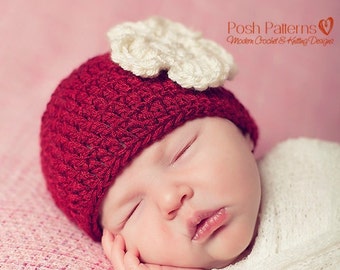 PATRÓN de Ganchillo - Patrón de Gorro de Ganchillo - Patrón de Ganchillo Fácil - Patrón de Gorro de Ganchillo - Incluye Tallas para Bebé, Niño, Niño y Adulto - PDF 280