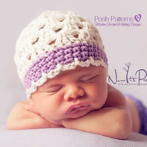 Crochet PATTERN Crochet Hat Pattern Crochet Patterns for Baby Hats Baby, Toddler, Child, Kids, Adult Sizes Photo Prop PDF 148 image 5