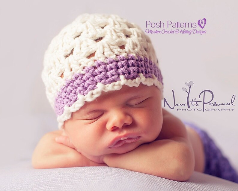 Crochet PATTERN Crochet Hat Pattern Crochet Patterns for Baby Hats Baby, Toddler, Child, Kids, Adult Sizes Photo Prop PDF 148 image 5