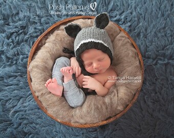 Strickanleitung - Waschbär Mütze - Strickanleitung - PDF 419