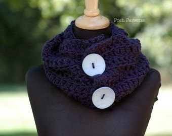 Crochet PATTERN - Crochet Scarf Pattern - Cowl - Infinity Scarf Crochet Pattern - Crochet Patterns Women - Crochet Pattern Scarf - PDF 286