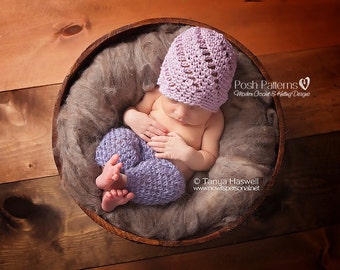 Crochet PATTERN - Crochet Hat Pattern - Crochet Pattern Baby - Lace Beanie Pattern - Includes Baby, Toddler, Kids, Adult Sizes - PDF 367