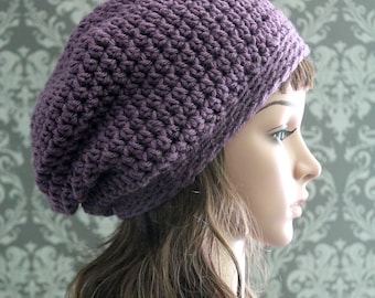 Häkelanleitung - Slouchy Hat Muster - Häkelanleitung - Häkelanleitung Baby - Enthält Baby, Kleinkind, Kind, Erwachsene Größen - PDF 119