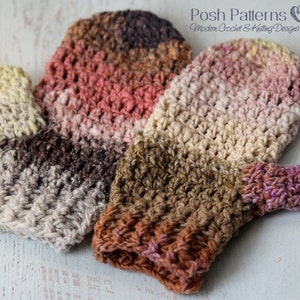 Crochet Pattern Easy Crochet Mittens Pattern Mitten Crochet Pattern Crochet Patterns for Women Crochet Patterns for Ladies PDF 421 image 2