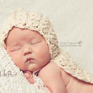 Crochet PATTERN - Crochet Hooded Cape Pattern - Baby Crochet Pattern - Crochet Patterns Baby - Includes 3 Sizes - PDF 339 - Photo Prop