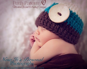 CROCHET PATTERN - Crochet Hat Pattern, Crochet Beanie, Easy Crochet Pattern (Baby, Toddler, Kids, Adult Sizes) - Instant PDF Download 179