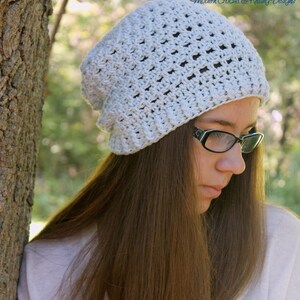 Häkelanleitung - Slouchy Hat Häkelanleitung - Slouchy Hat Häkelmuster - Kleinkind, Kind, Erwachsene Größen - Digital Download Muster