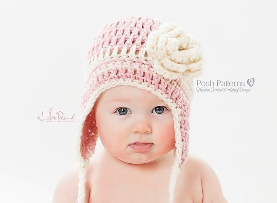 Crochet PATTERN Earflap Hat Crochet Pattern Crochet Hat Pattern Crochet Patterns Baby Toddler Kids Adult Sizes PDF 120 Etsy