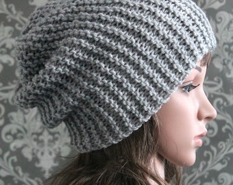 KNITTING PATTERN - Knit Hat Pattern, Knitting Pattern Hat, Beginner Knitting Pattern (Baby, Child, Adult Sizes) - Instant PDF Download 314