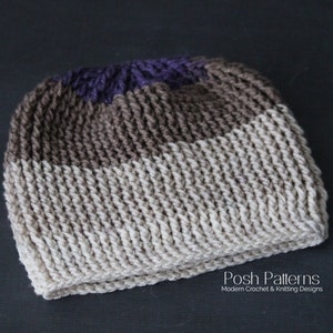 Crochet Pattern - Crochet Pattern Hat - Crochet Slouchy Hat Pattern - Easy Crochet Pattern - Slouchy Beanie - Includes 5 sizes - PDF  440