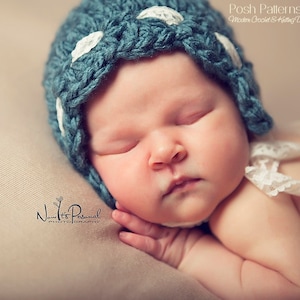 Haakpatroon - haakpatroon motorkap - haakpatroon baby - baby, peuter, kind, kinderen, volwassen maten - fotoproppatroon - PDF 364