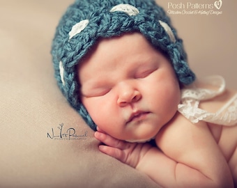 Crochet Pattern - Crochet Bonnet Pattern - Crochet Pattern Baby - Baby, Toddler, Child, Kids, Adult Sizes - Photo Prop Pattern - PDF 364