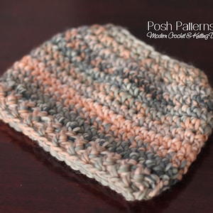 CROCHET PATTERN - Messy Bun Hat Crochet Pattern, Ponytail Hat Crochet Hat Pattern ( Toddler, Child, Adult Sizes) - Instant PDF Download 438