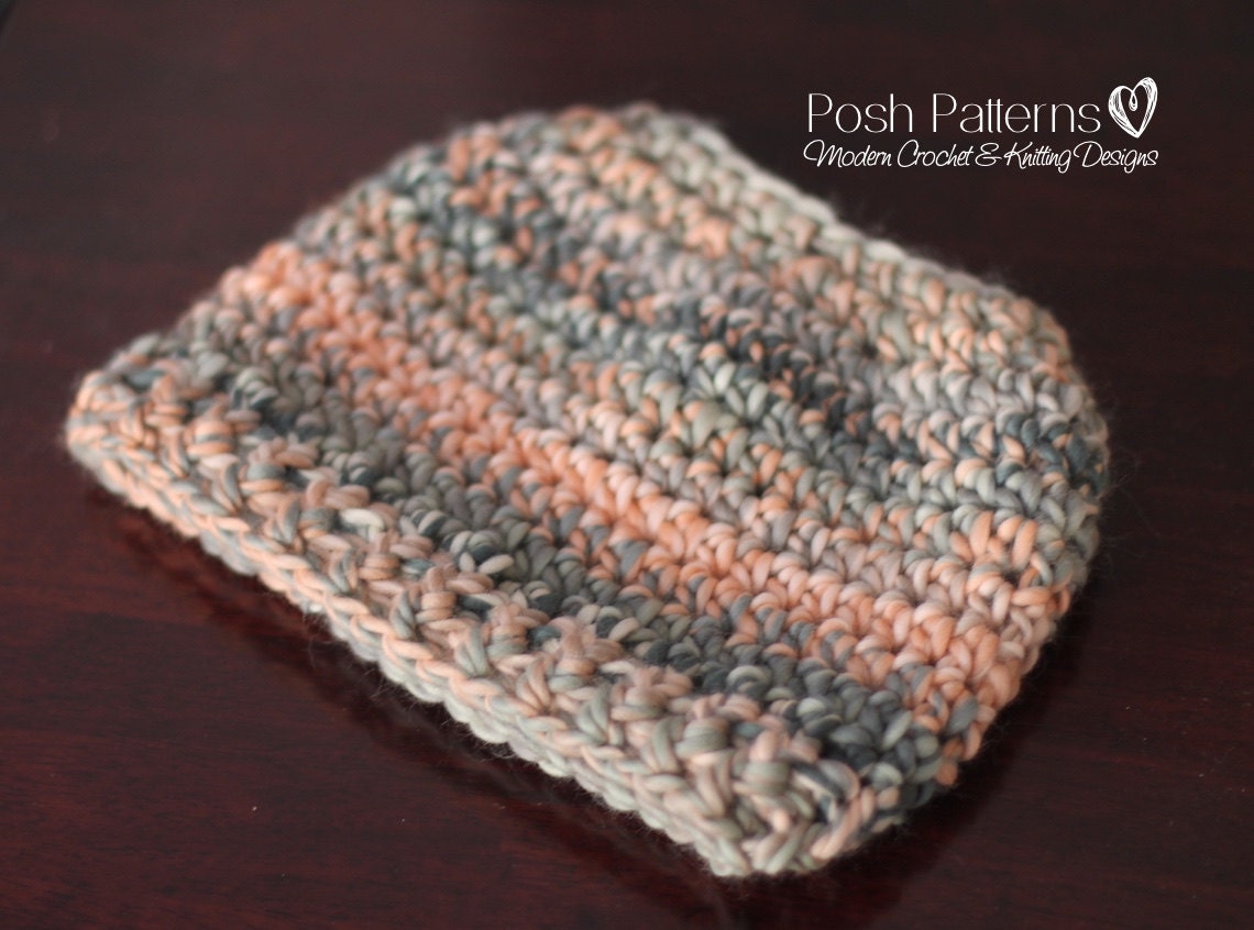 CROCHET PATTERN Messy Bun Hat Crochet 