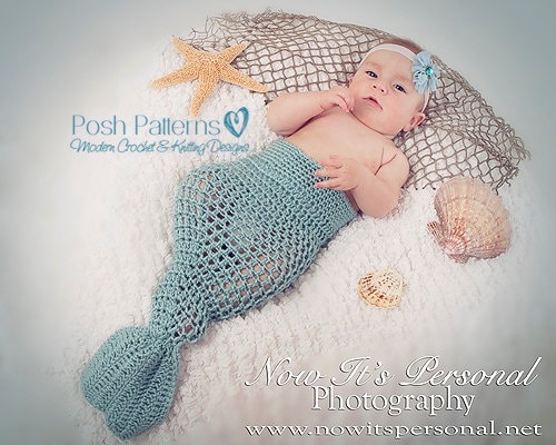 30 Mermaid Crochet Patterns: Amigurumi Dolls, Pocket Mermaids, and Creative Sea-Inspired... 23 Mermaid Tail Blanket and Top Pattern