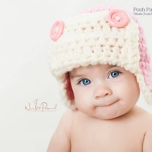 Easy Crochet PATTERNS - Crochet Earflap Pattern - Crochet Pattern Baby - Crochet Hat Pattern - 6 Sizes Newborn Baby to Adult - PDF 168