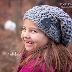 Crochet Patterns Slouchy Hat Crochet Pattern Crochet Hat Pattern Crochet Patterns for Babies Baby Toddler Child Adult Sizes PDF 207 image 2